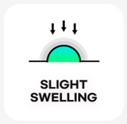 SLIGHT SWELLING — минимальная отечность