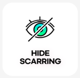 HIDE SCARRING — незаметные рубцы